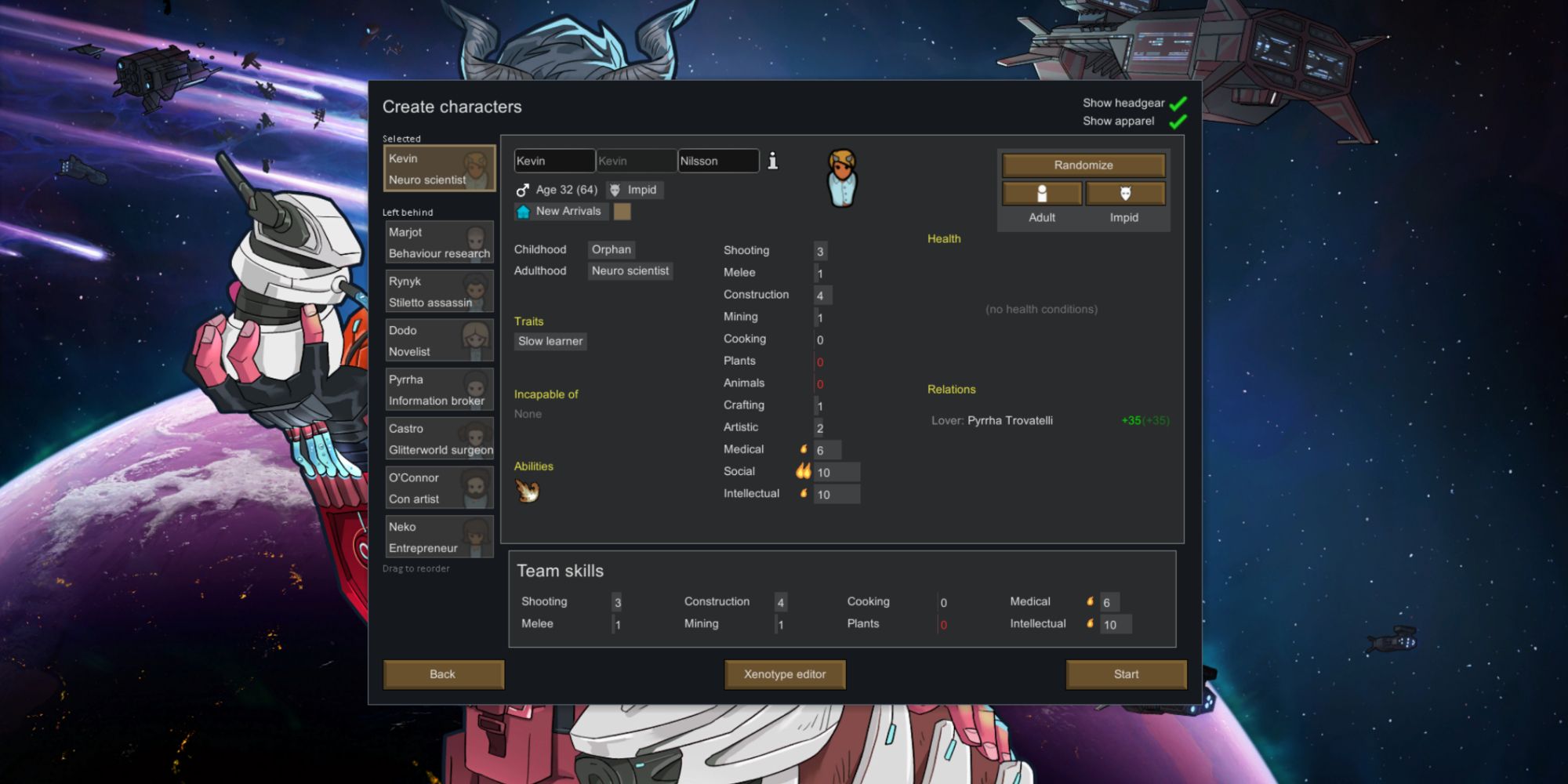 Rimworld Biotech impid
