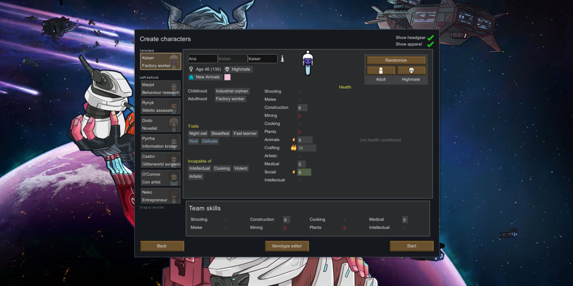 Rimworld Biotech highmates