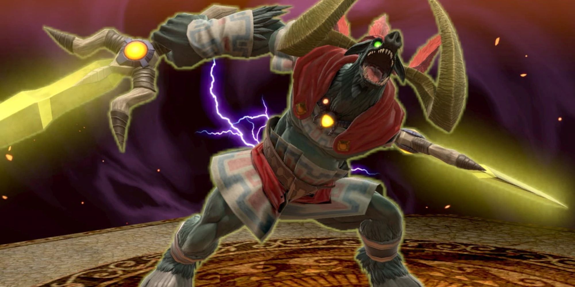 Super Smash Bros. Ultimate: Ganon Slashing His Swords