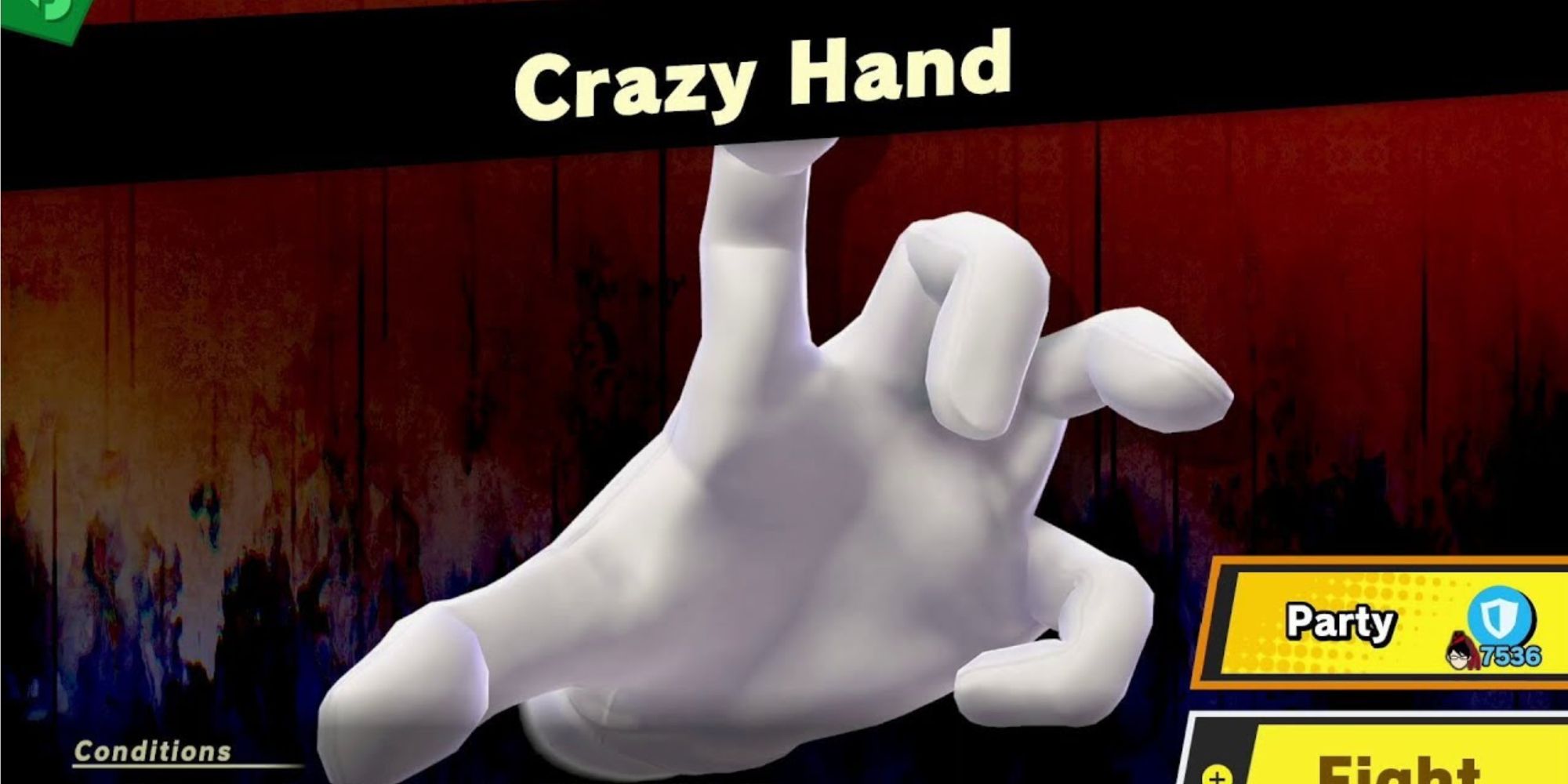 Super Smash Bros. Ultimate: Crazy Hand Boss Battle