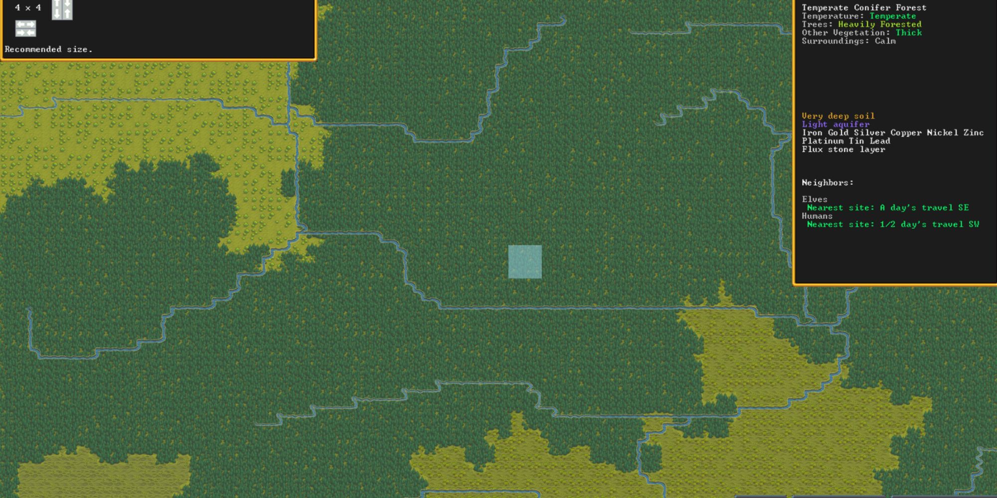 dwarf fortress calm very deep soil starting location