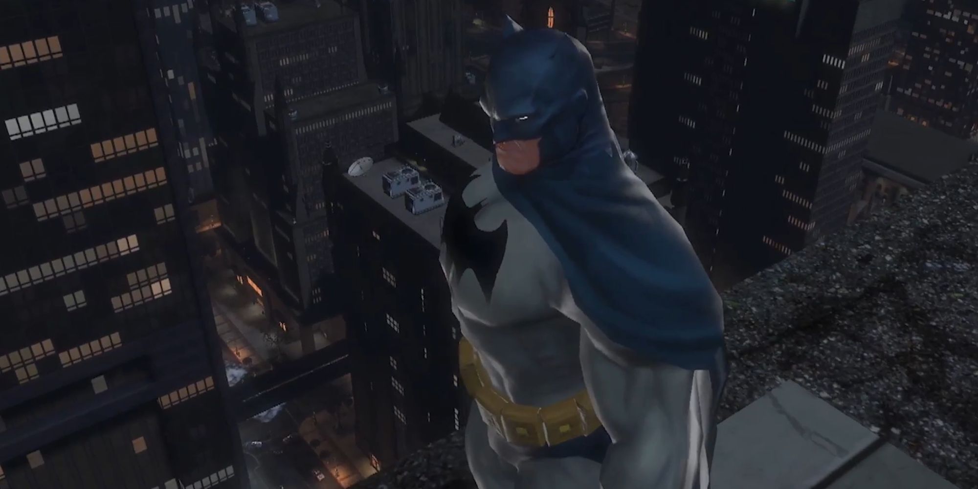 DC Universe Online Screenshot Of Batman On Rooftop