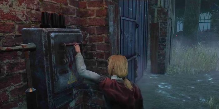 dead by daylight survivor opens exit gate