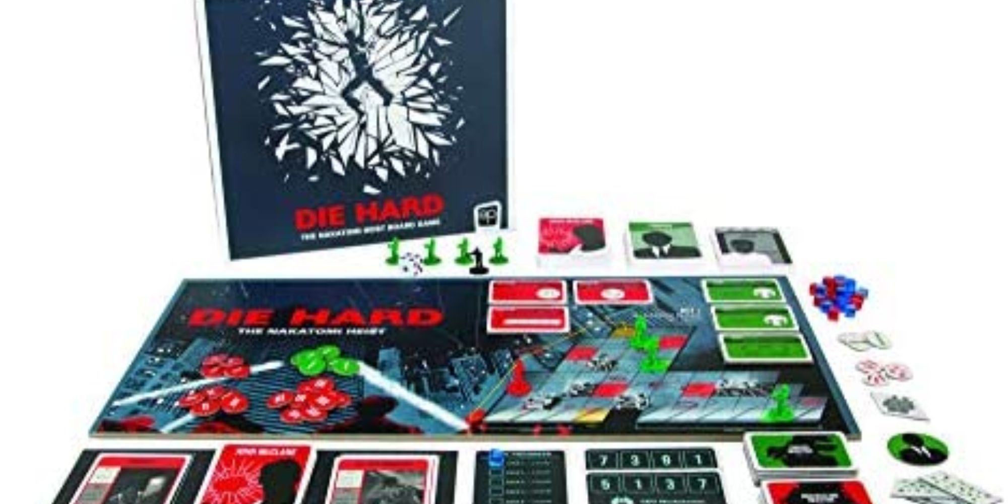 Die Hard Nakatomi Heis Board Game Box ANd Contents