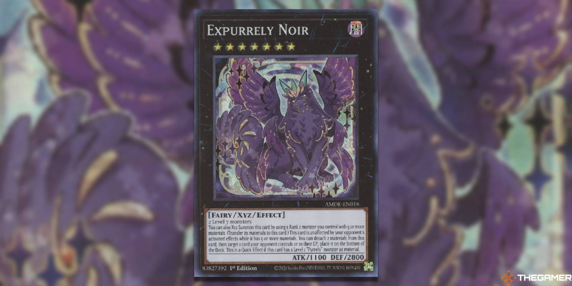 Yu-Gi-Oh! Expurrely Noir Card