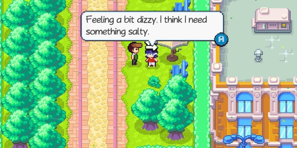 Talking to a dizzy kid in Sports Story