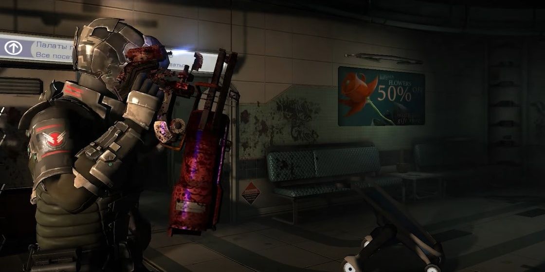 Flamethrower reload in Dead Space 2