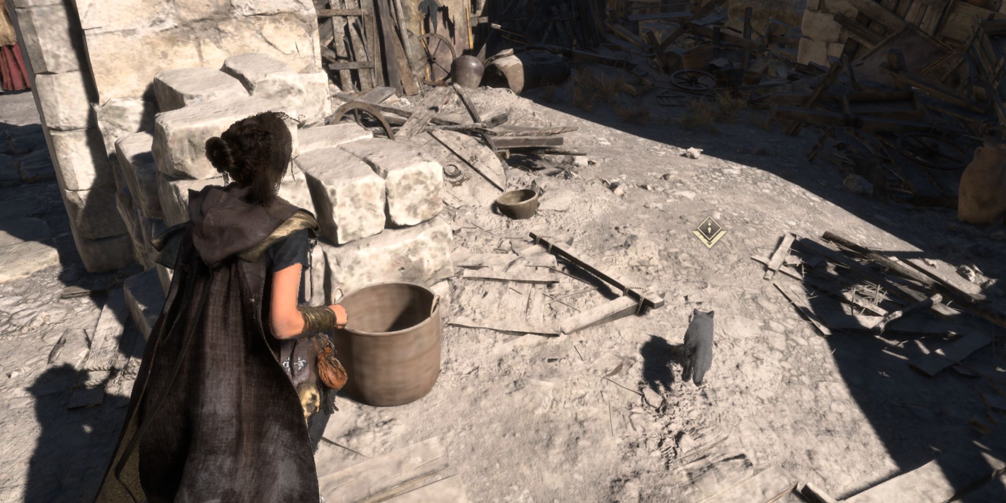 Forspoken - Frey following a cat