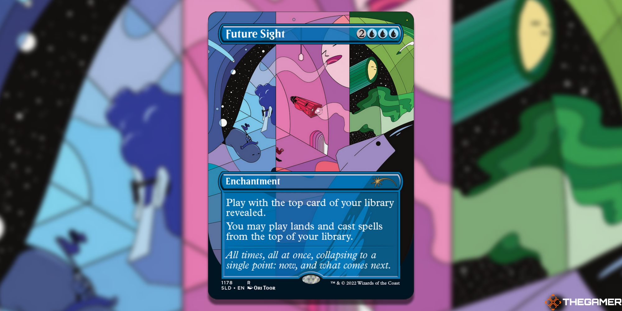 The card Future Sight from Magic: The Gathering.