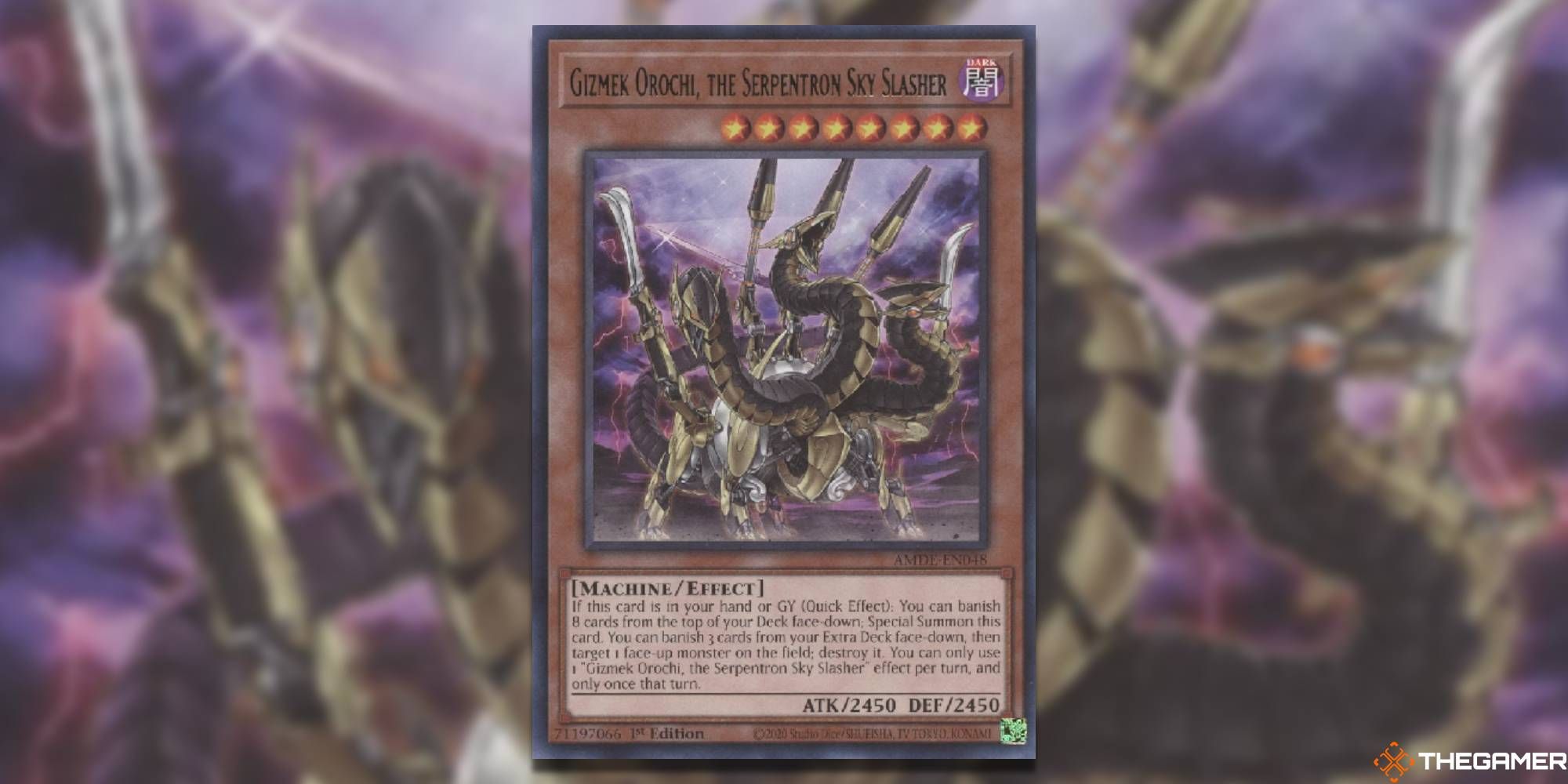 Yu-Gi-Oh! Gizmek Orochi, The Serpentron Sky Slasher Card