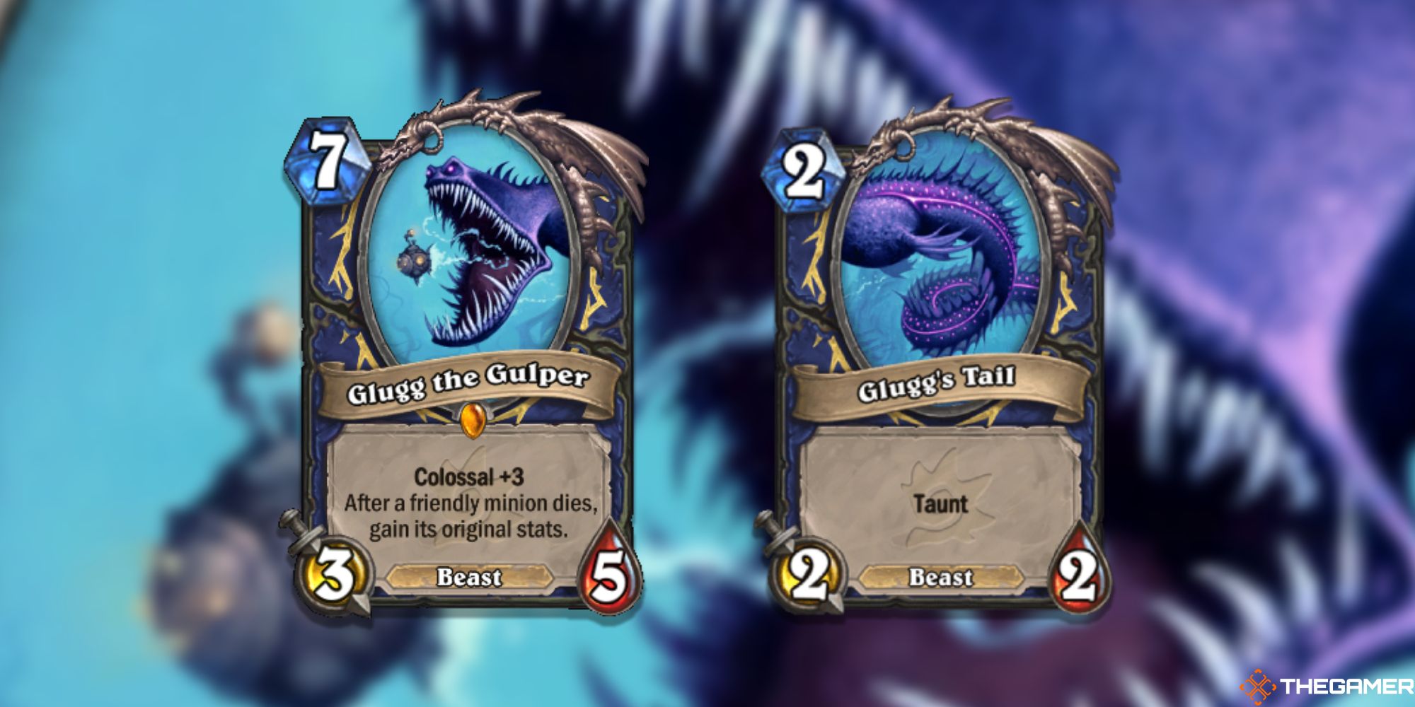 Glugg the Gulper Glugg's Tail Hearthstone Cards