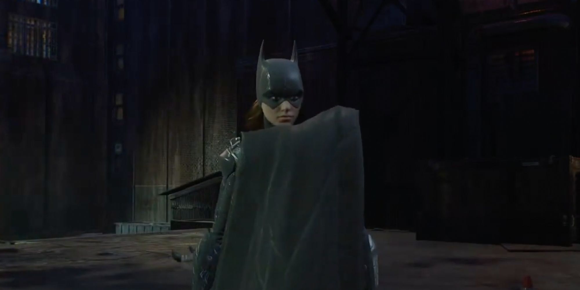 gotham knights batgirl's cape is on backwards because of a bug