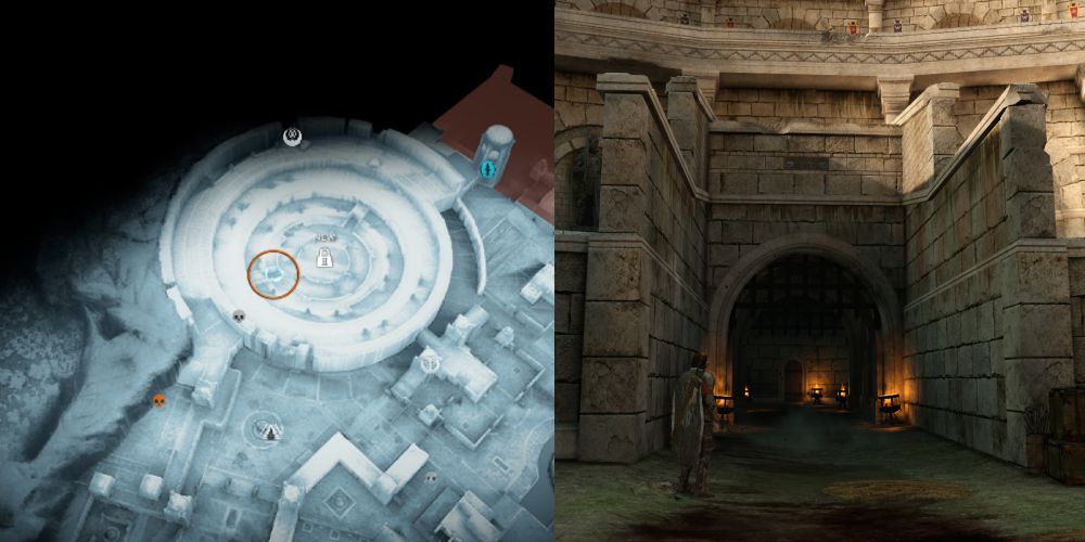 You can find this memory in the amphitheatre within the tunnel furthest from the Haedir.