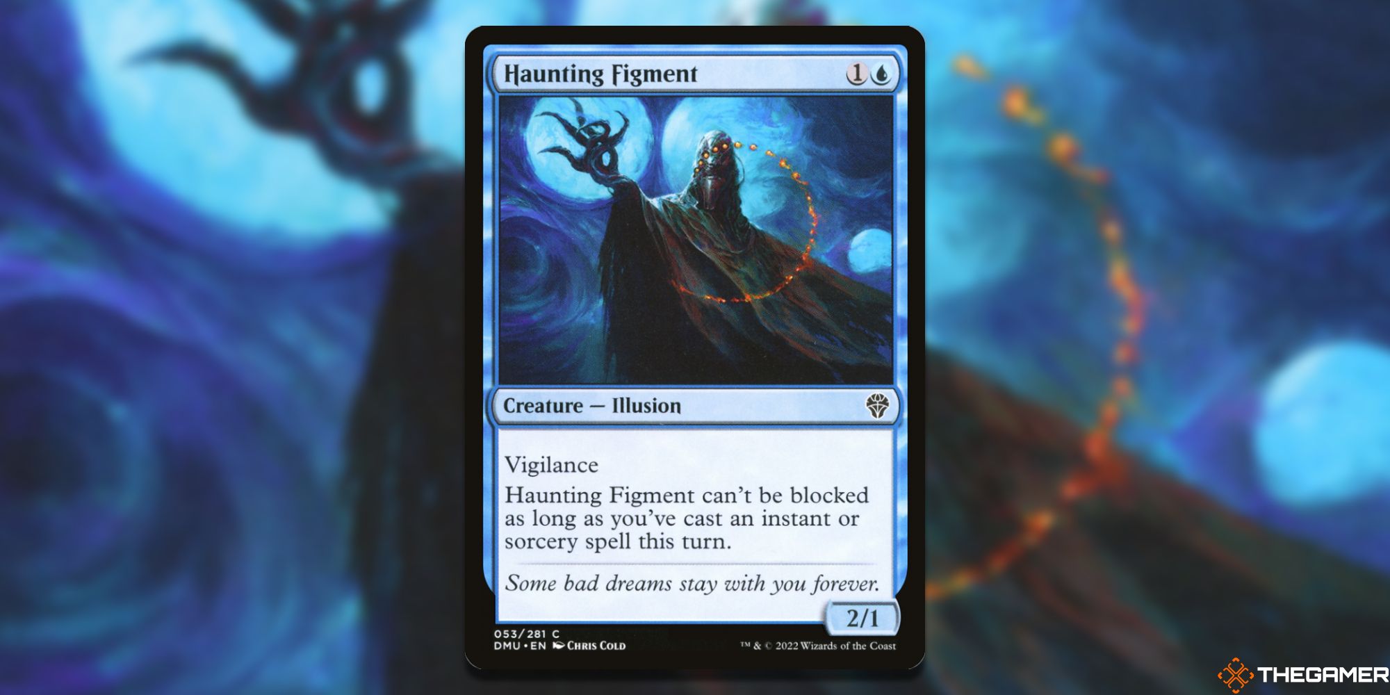 The card Haunting Figment from Magic: The Gathering.