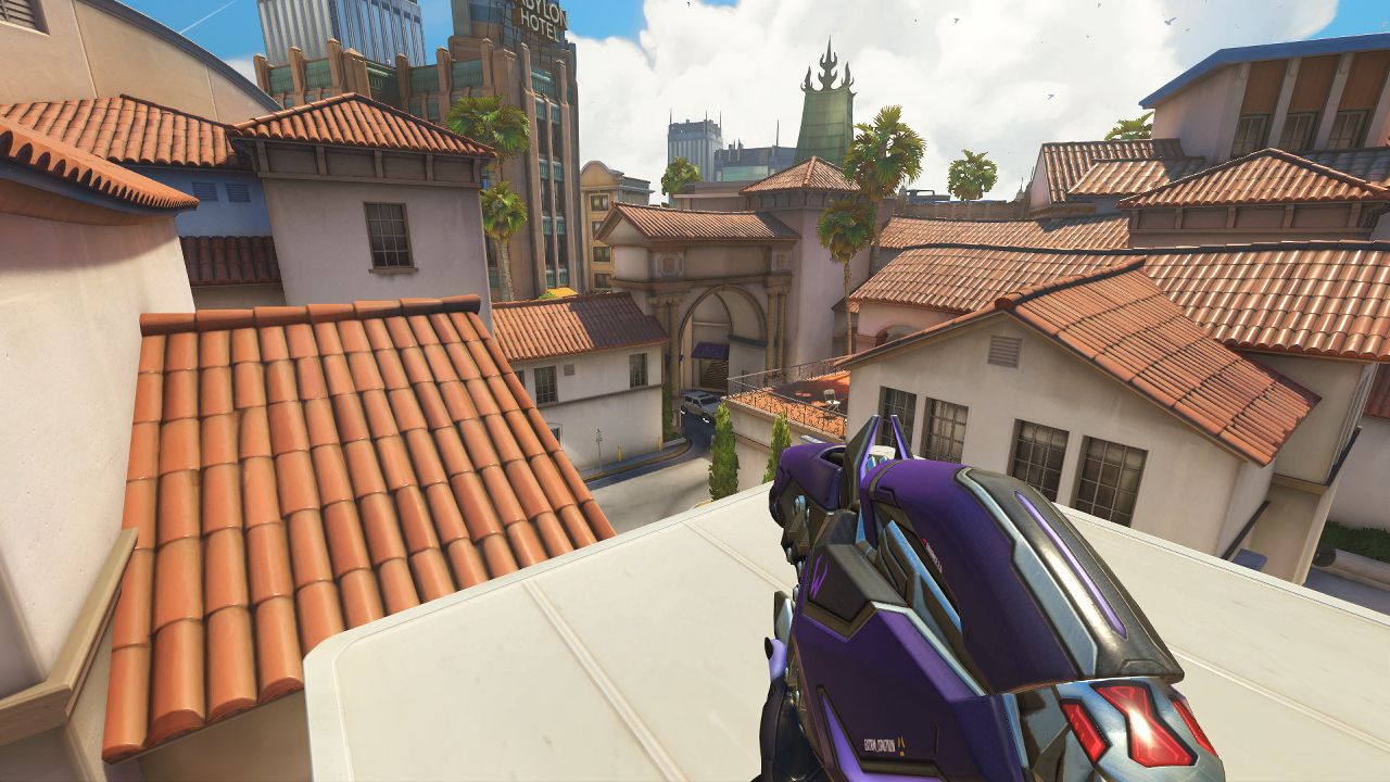 Widowmaker On First Point Of Hollywood Overwatch 2