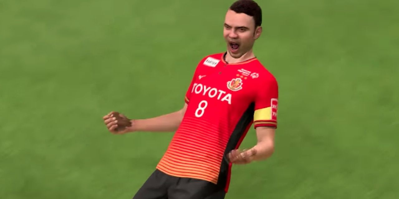 Iago Aspas celebrating a goal in FIFA Ultimate Team