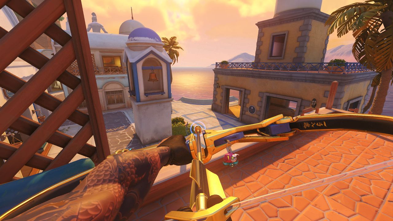 Hanzo On Ilios Lighthouse From Overwatch 2