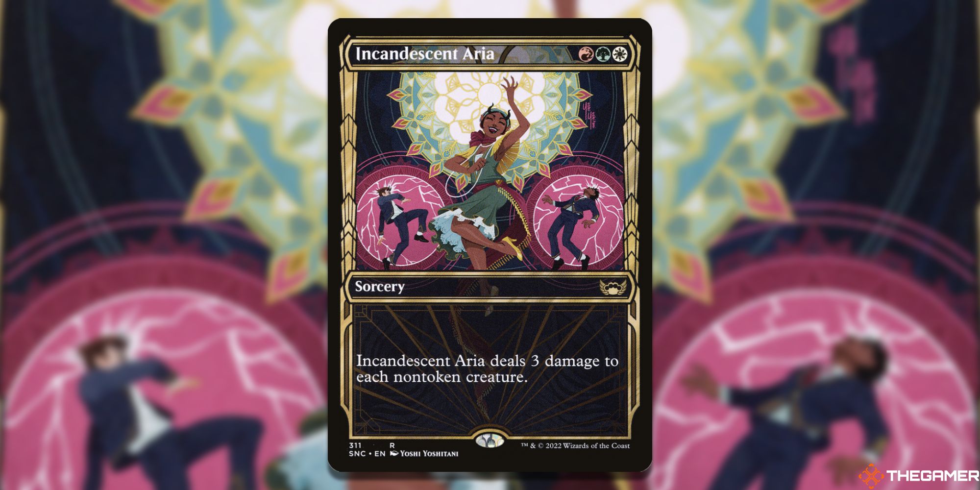 The card Incandescent Aria from Magic: the Gathering.