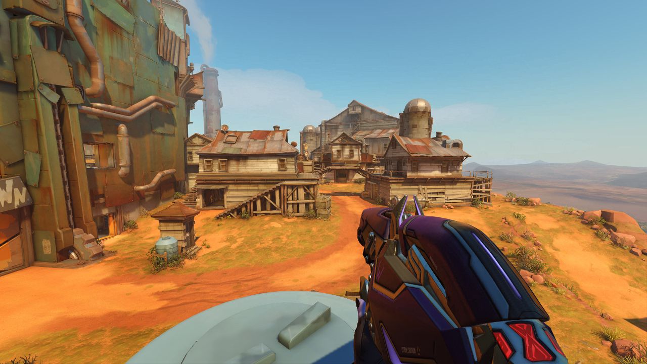 Widowmaker On Junkertown First Point In Overwatch 2