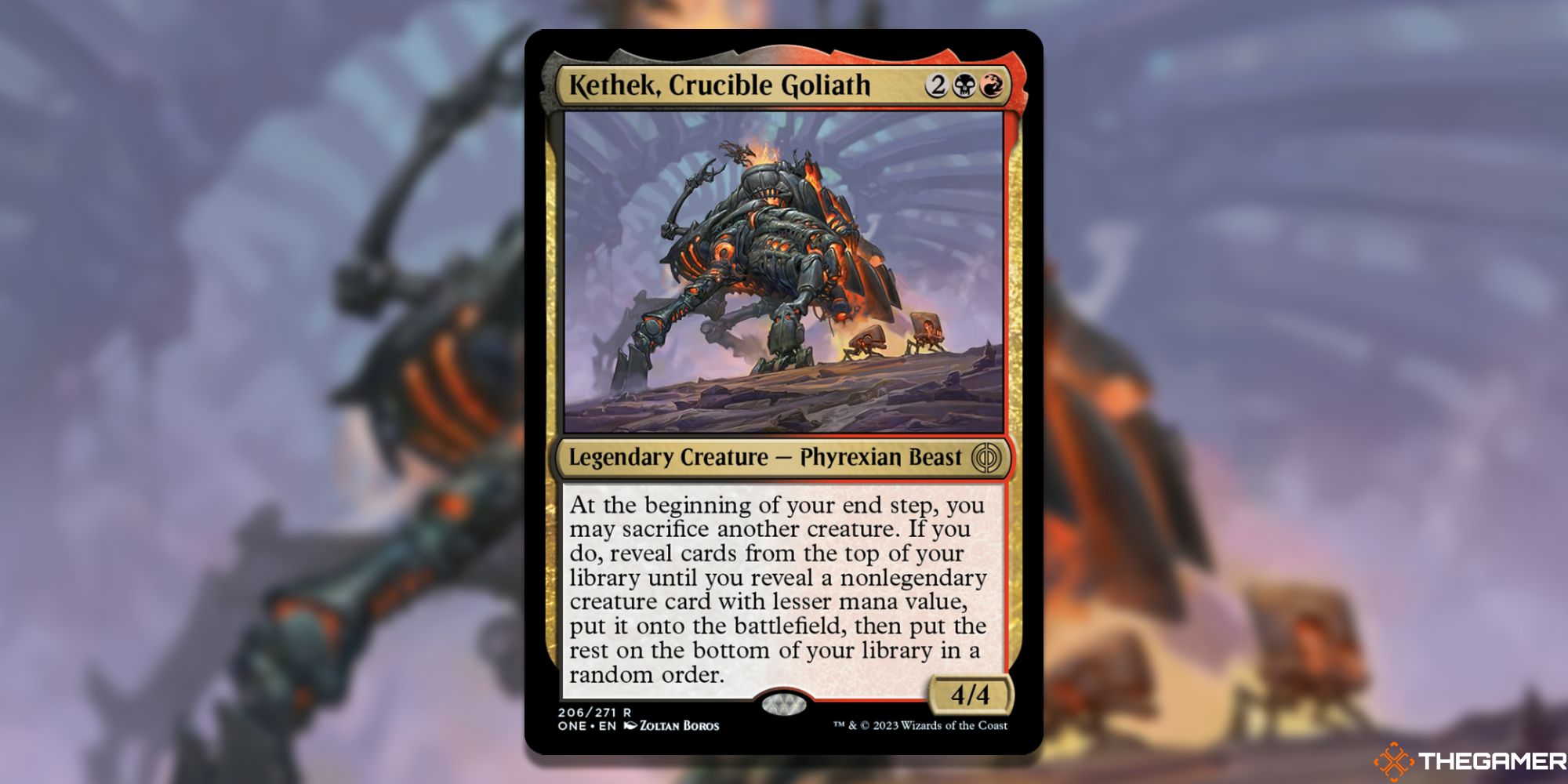 The card Kethek, Crucible Goliath from Magic: The Gathering.