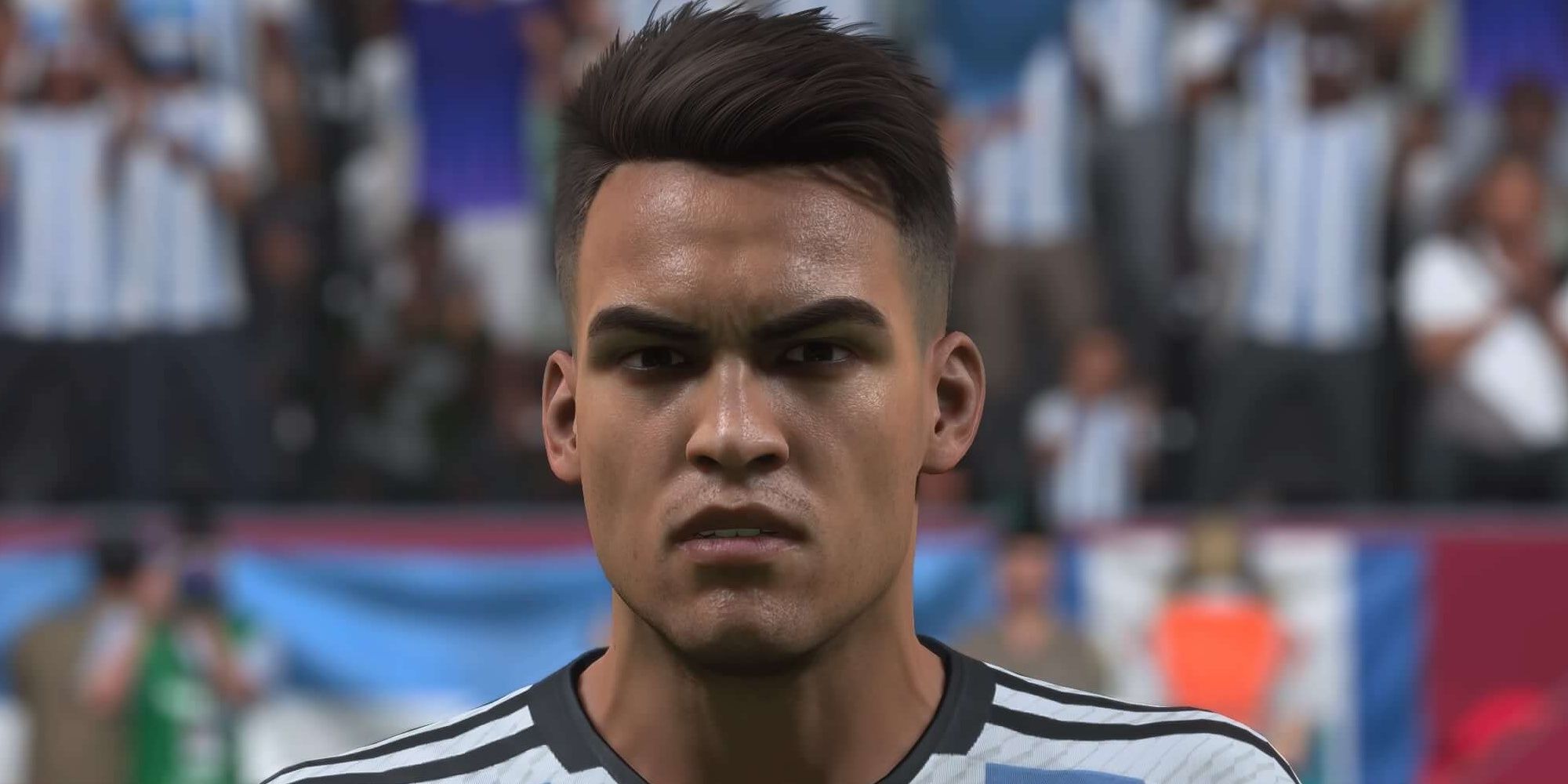 Lautaro Martinez playing for Argentina in FIFA 23