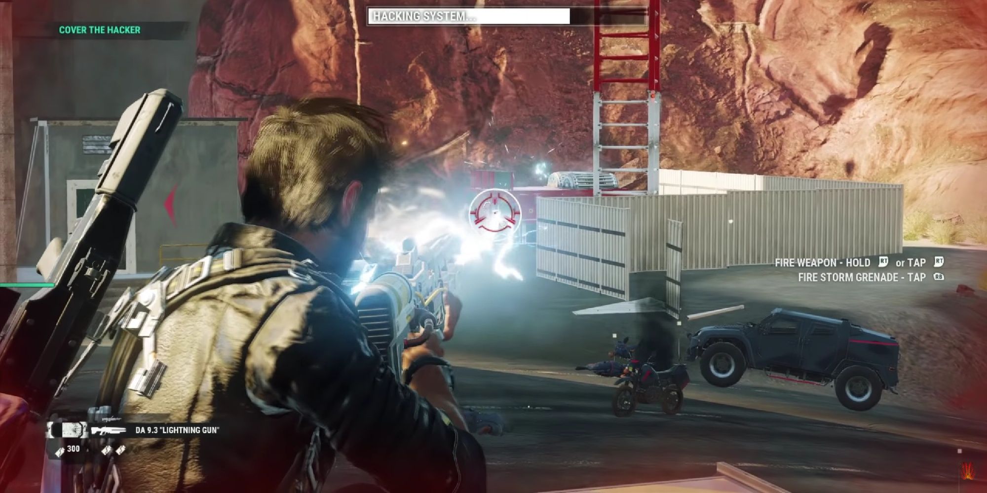 Just Cause 4: A Spray Of Lightning Destroying A Structure