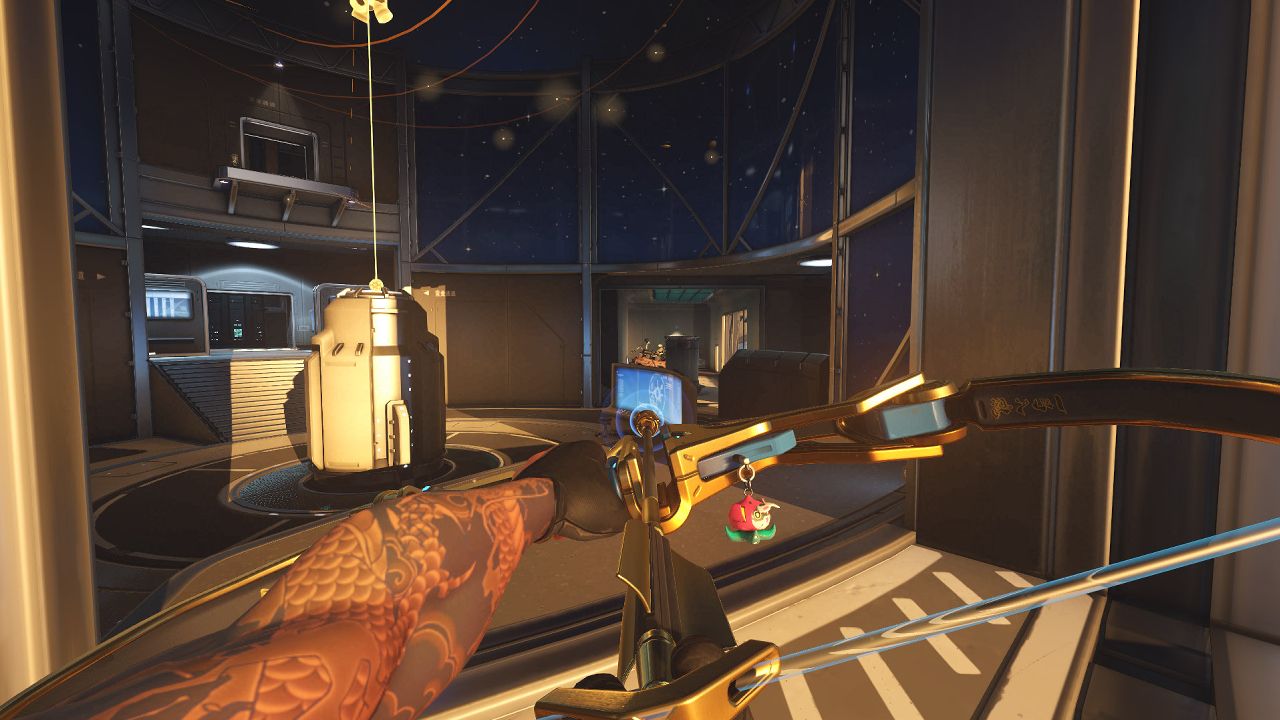 Hanzo On Lijang Tower Control Center Objective In Overwatch 2