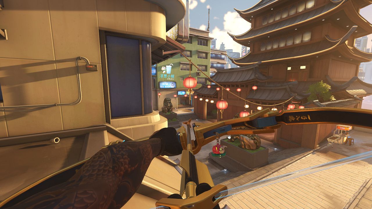 Hanzo On Lijiang Tower Night Market Overwatch 2
