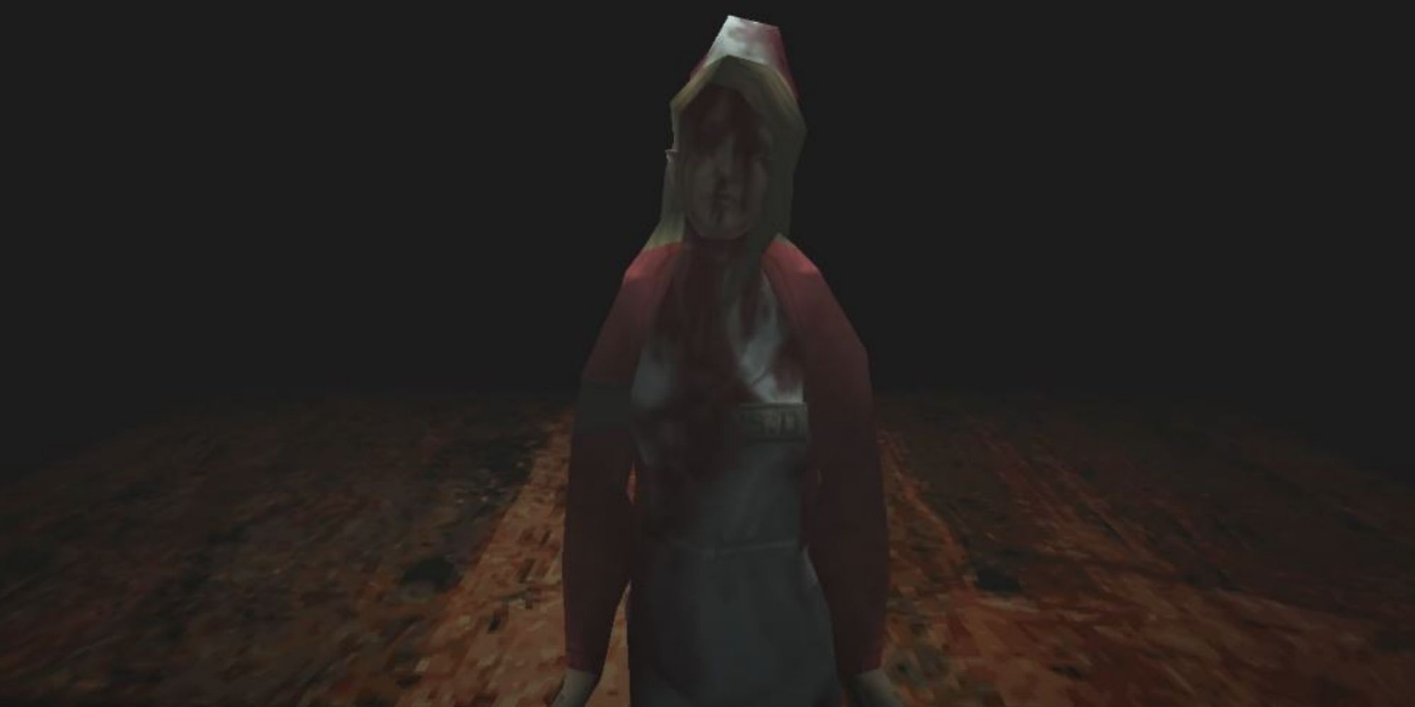 Lisa Garland walking towards Harry Mason after her transformation in Silent Hill.