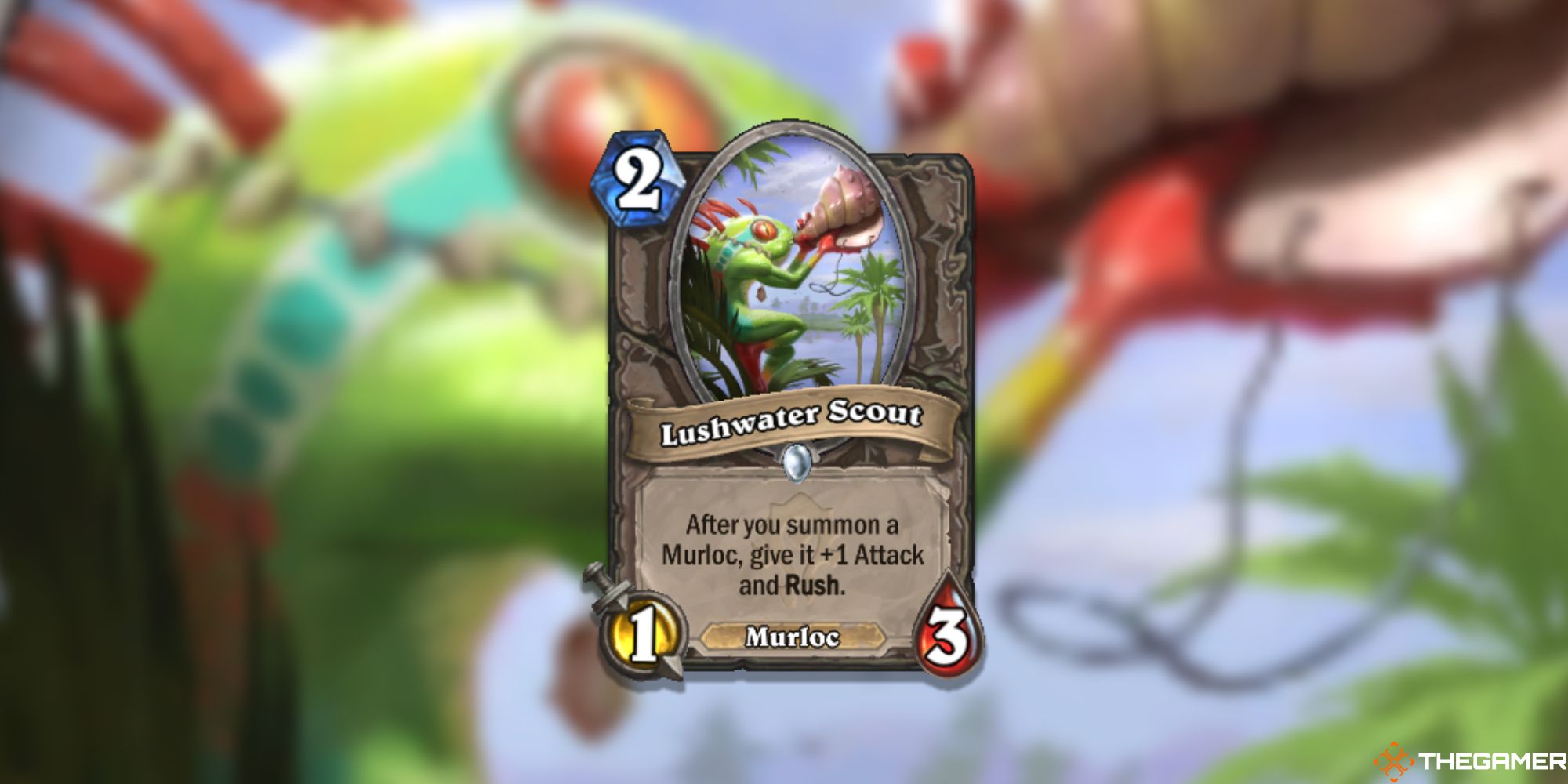 Lushwater Scout Hearthstone Card