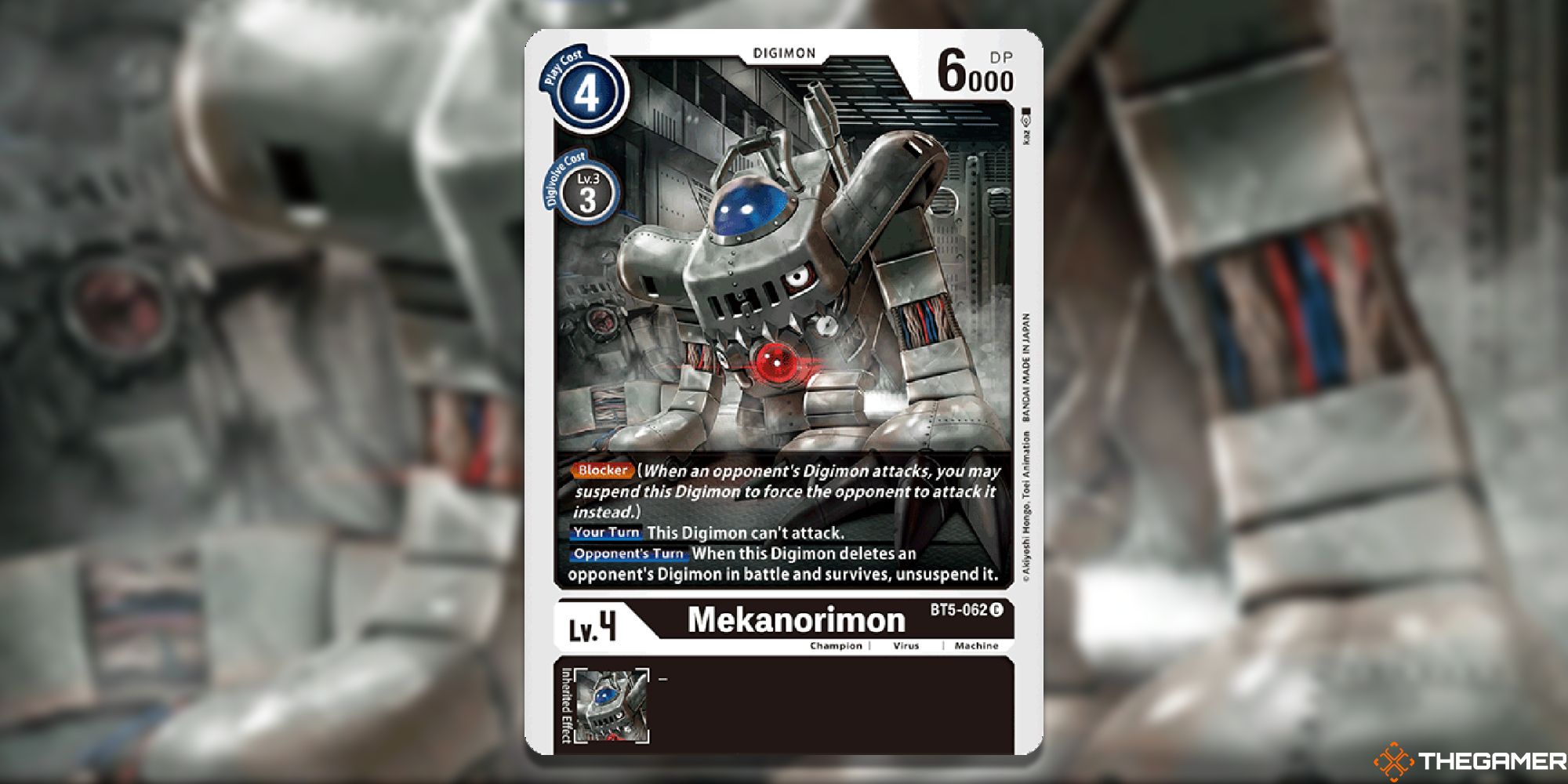 mekanorimon full card from digimon card game
