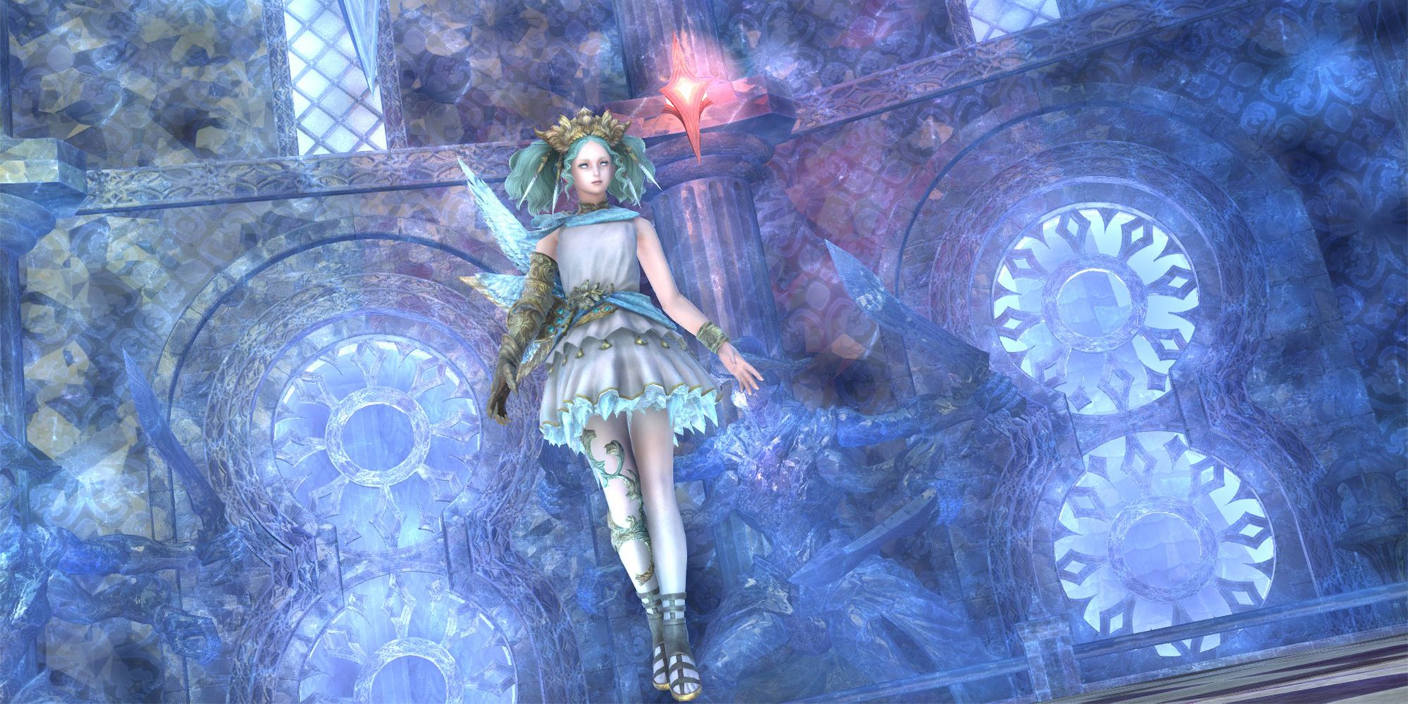 Menphina, the lover, one of the twelve deities in Final Fantasy 14