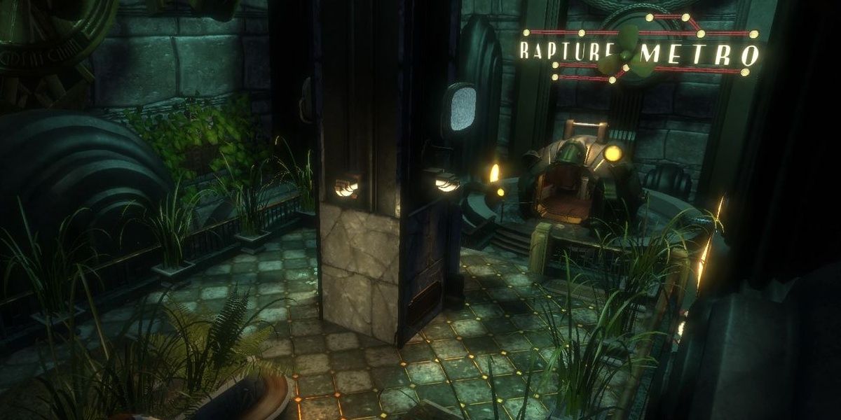 Rapture Metro lobby in BioShock