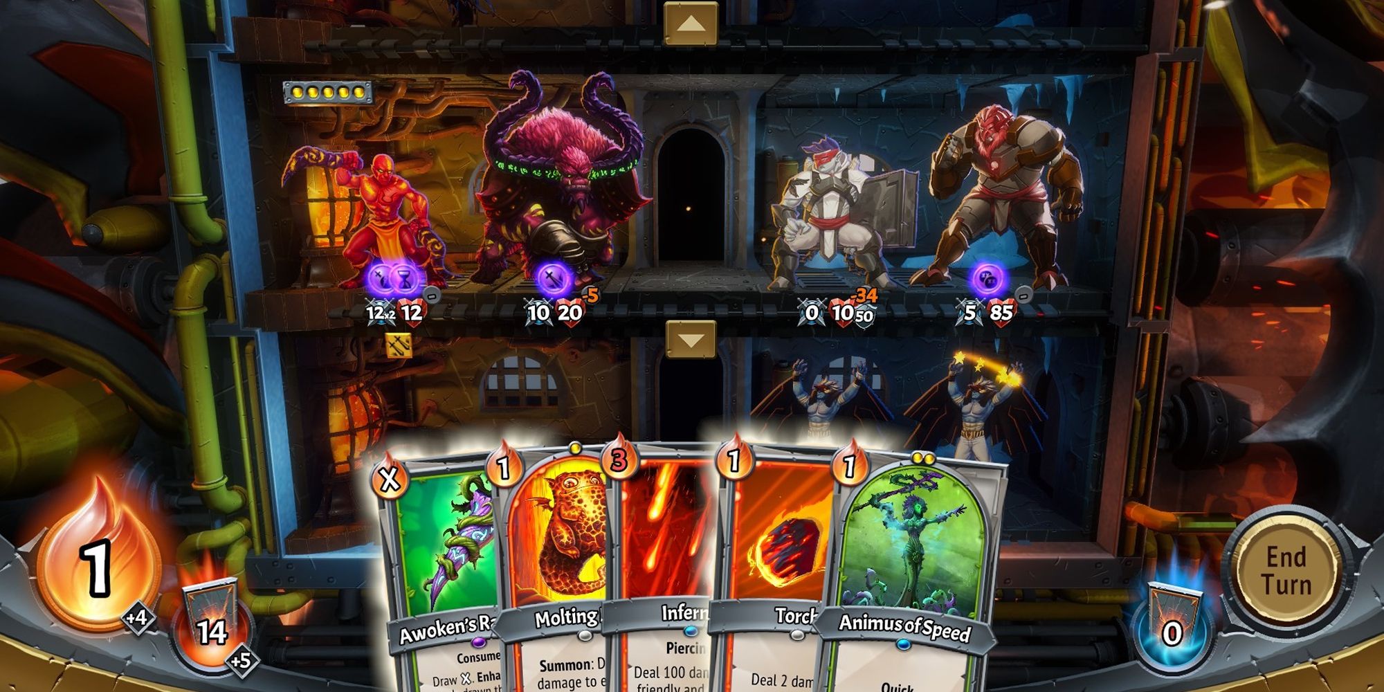 Monster Train Card Battle On Train