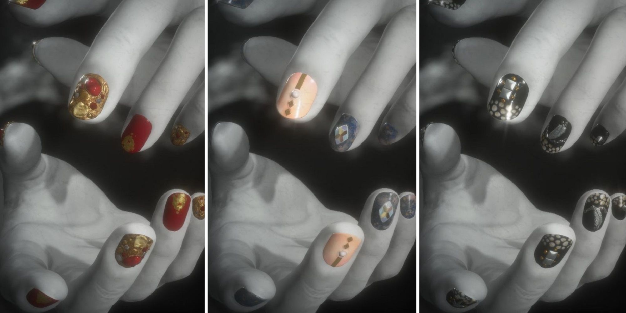 Passion, Frostbite, And Nightshade Nails