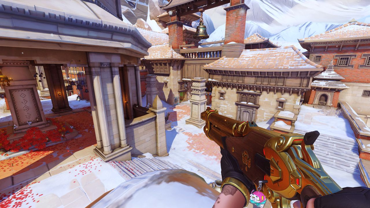 Ashe From Overwatch 2 On Nepal Shrine