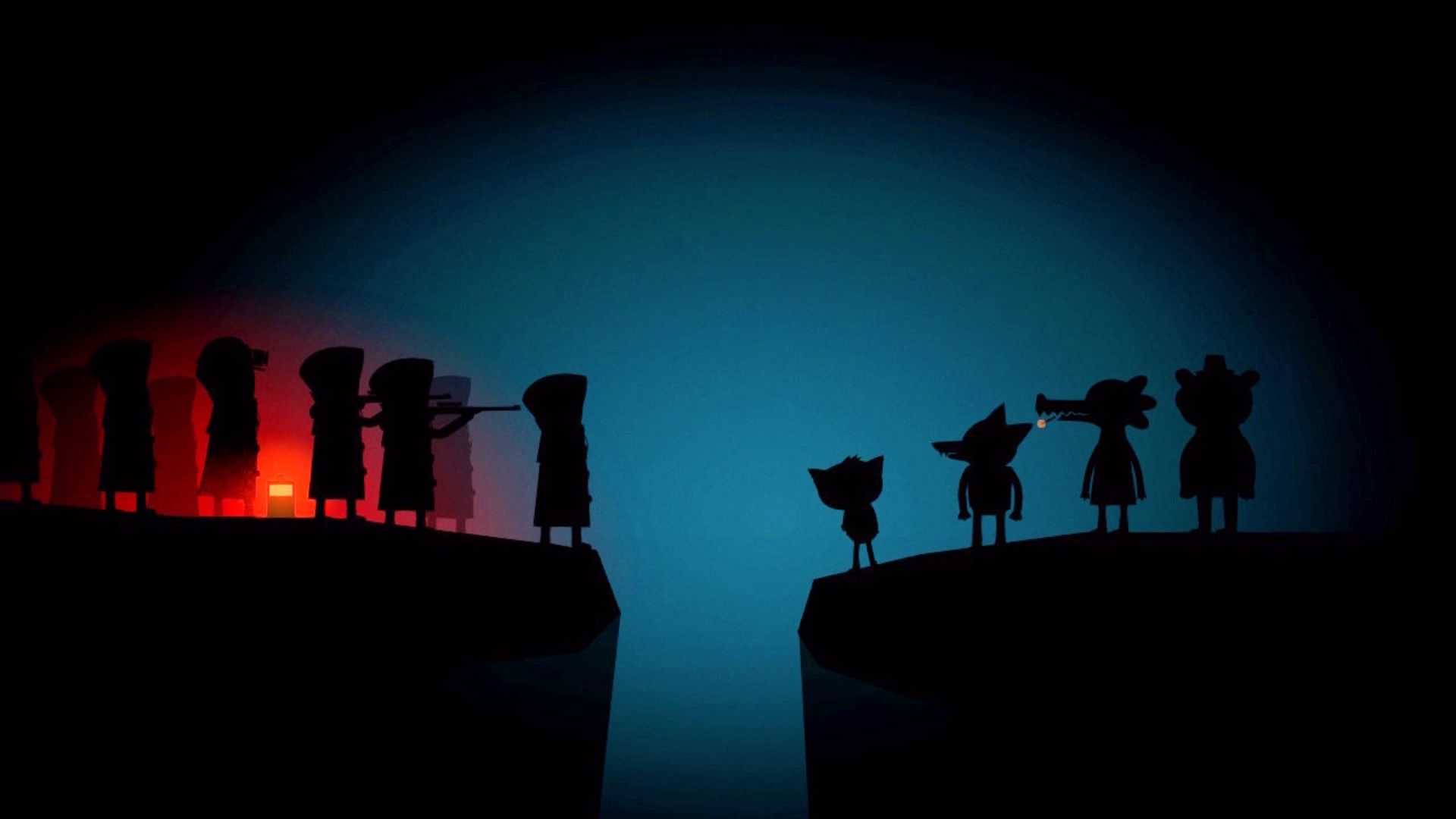 Mae and her friends meet the Cult in an abandoned mining tunnel in Cult of the Lamb