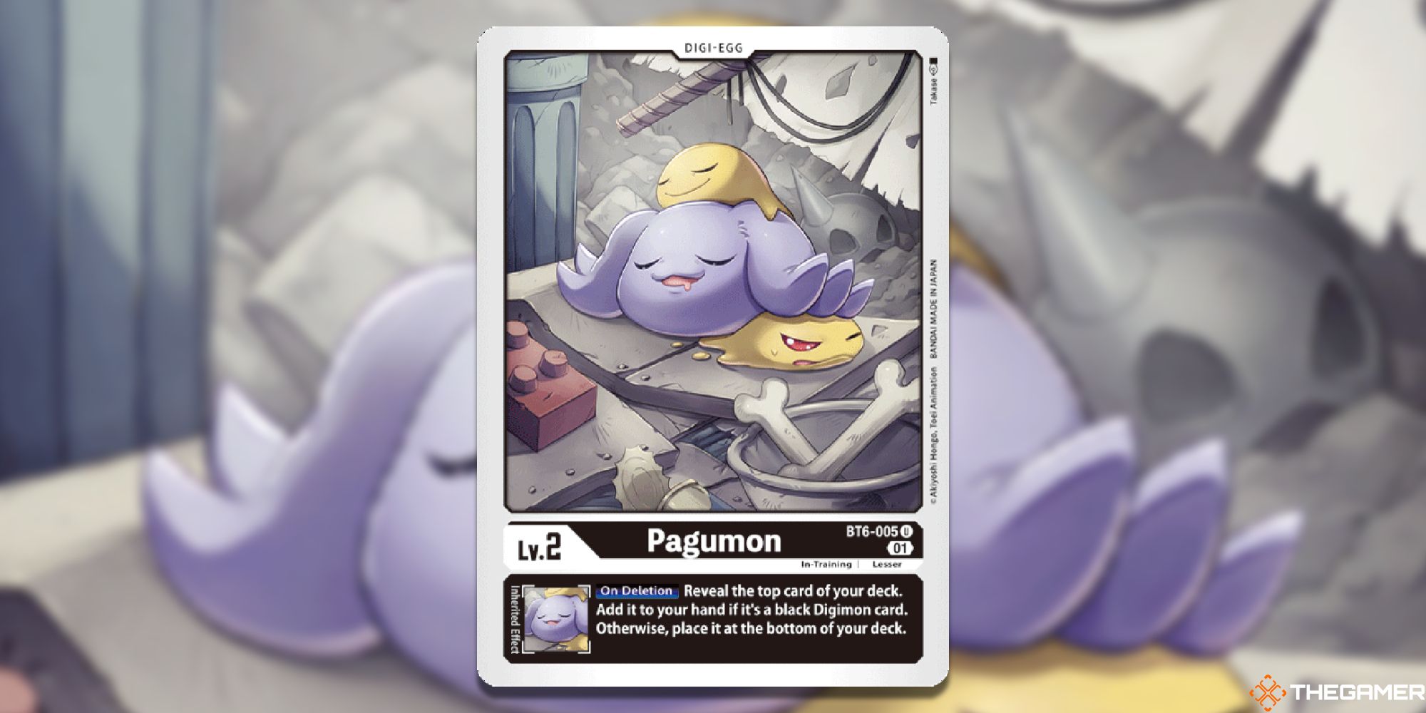 pagumon digimon card game bt6