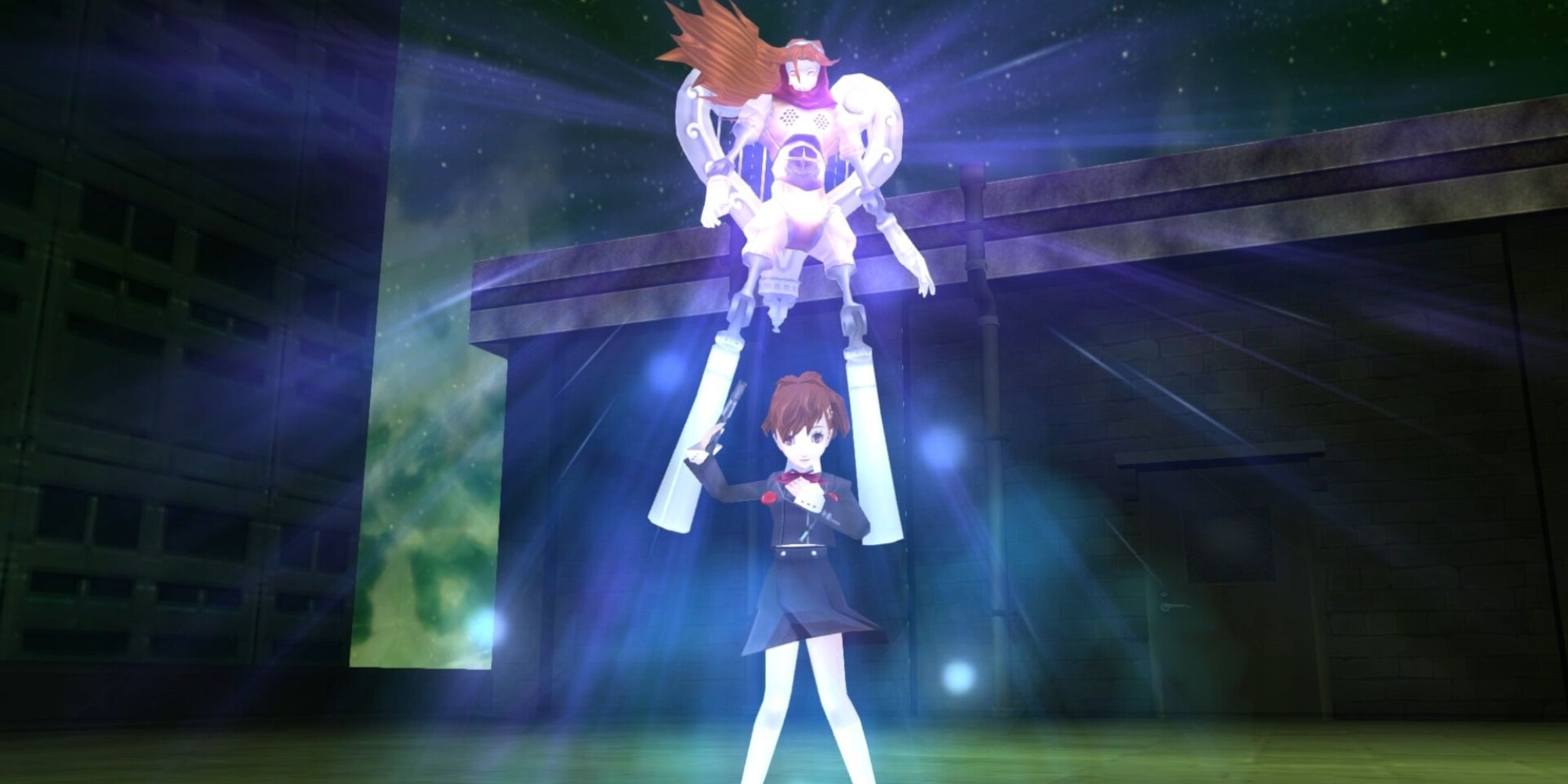Persona 3 Portable Female MC Summoning her Persona