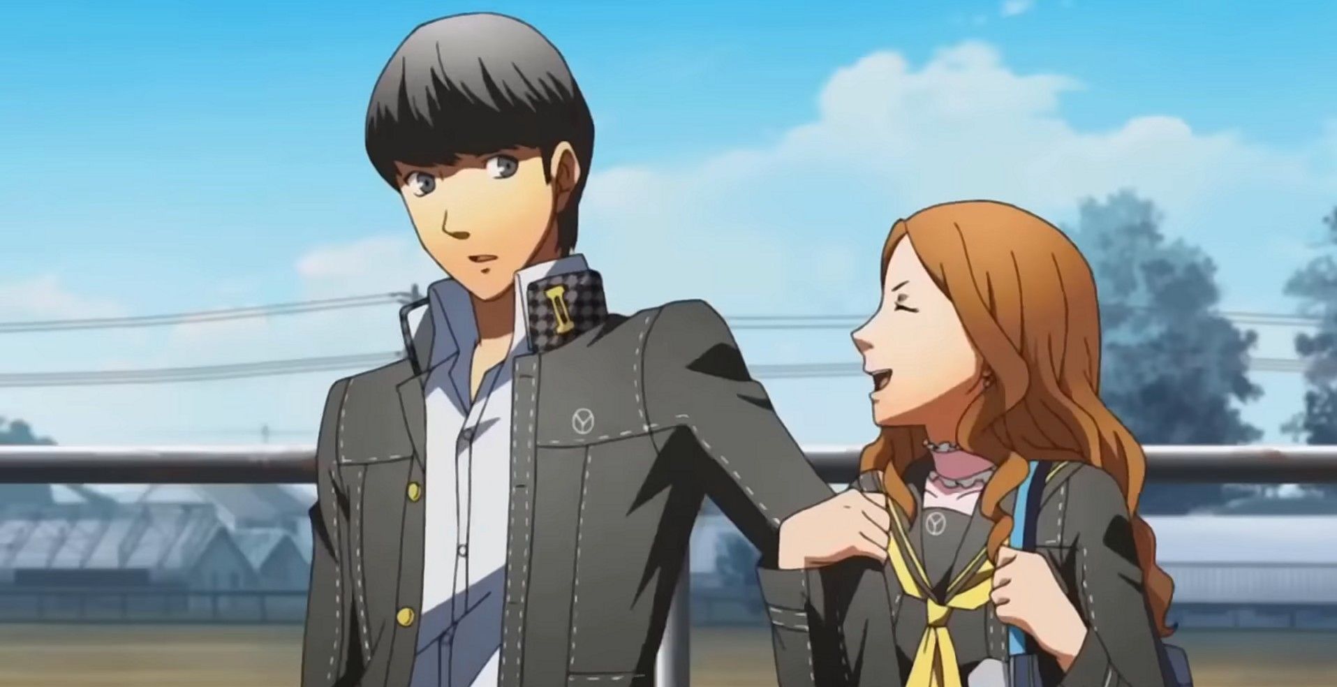 persona 4 golden ai holding yu's arm