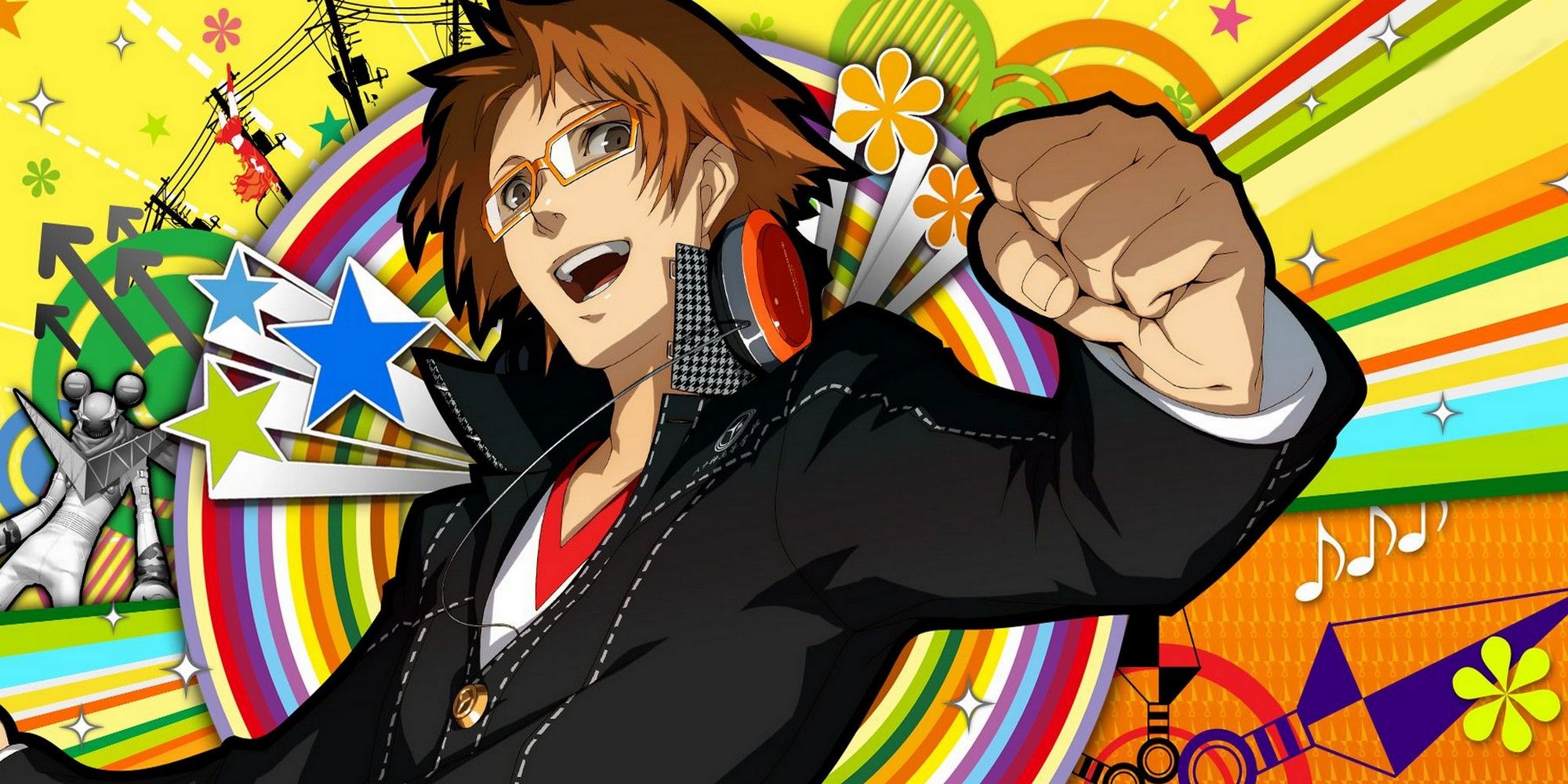 persona 4 golden yosuke hanamura promo background