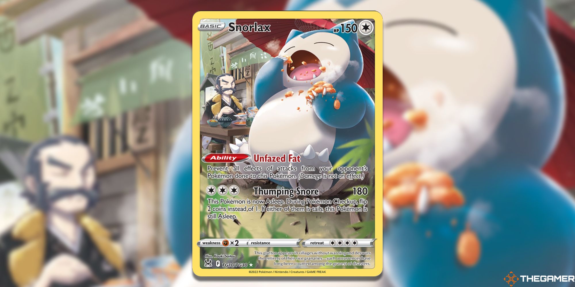 Pokemon TCG Snorlax Card