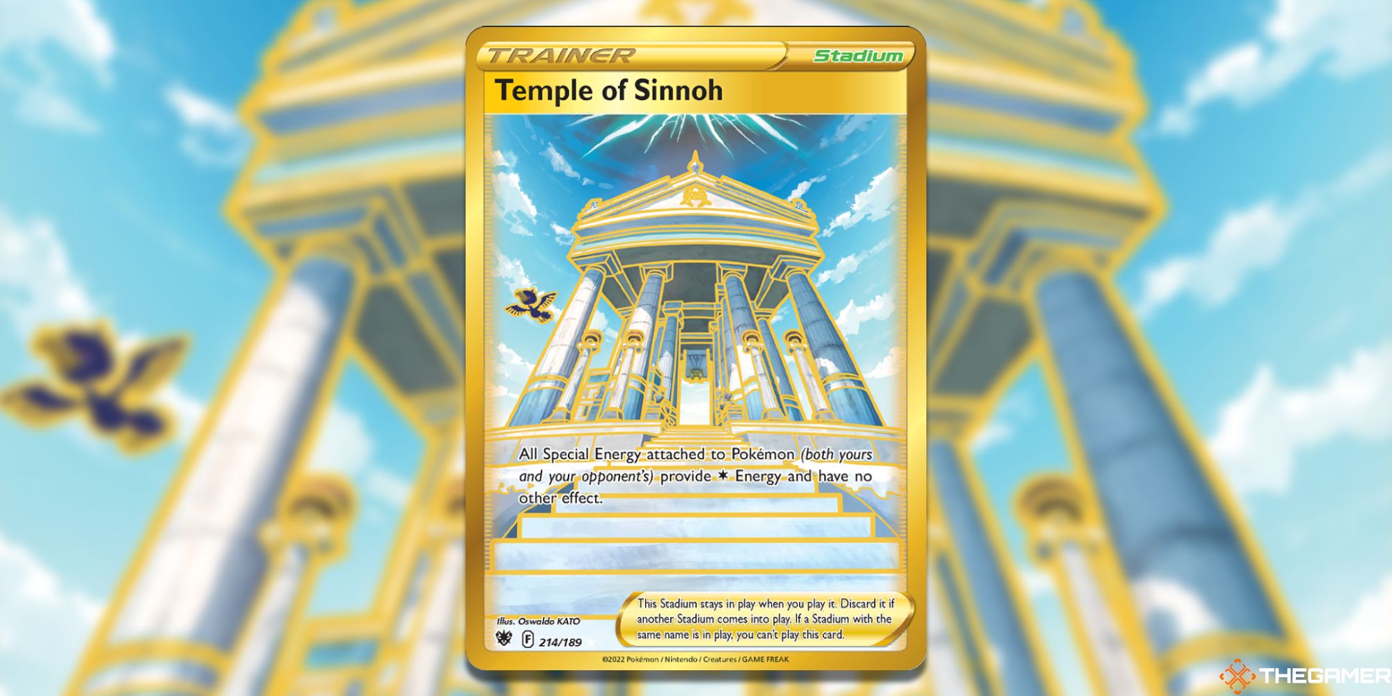 Pokemon TCG Temple of Sinnoh card