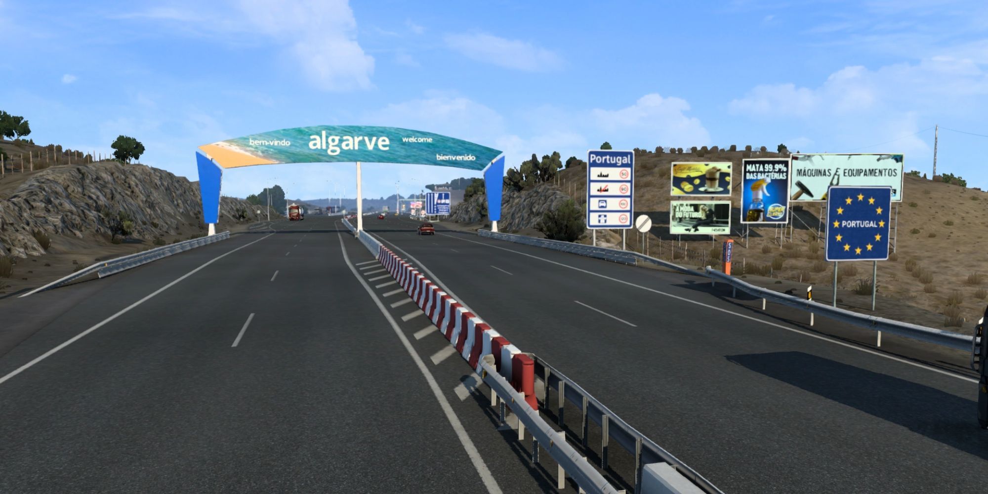 Portugal to Estonia highway in Euro Truck Simulator 2