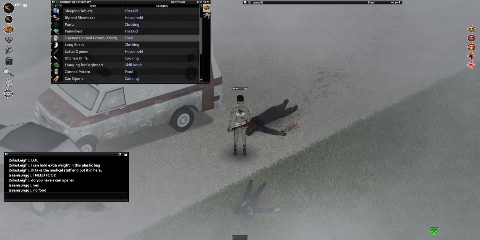 project zomboid fog