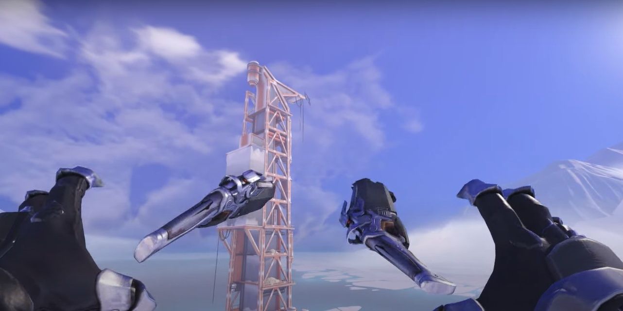 Reaper throwing his guns to reload in Overwatch