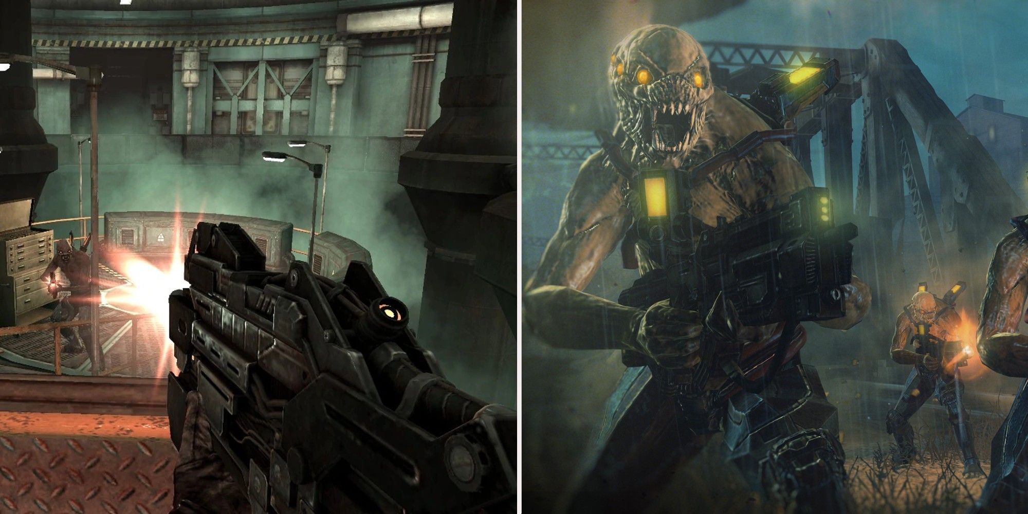 Resistance - The Bullseye being used by the player and Chimera
