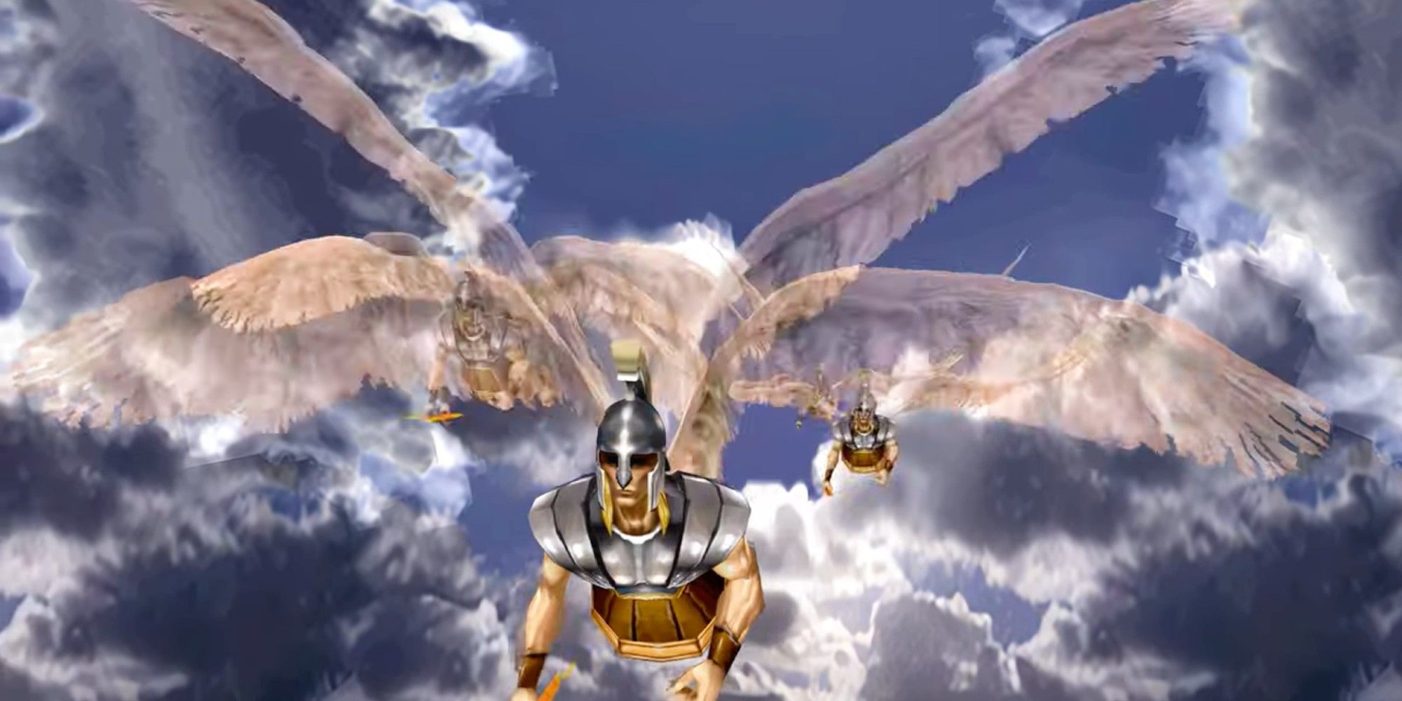 Saints coming from the sky to help the party