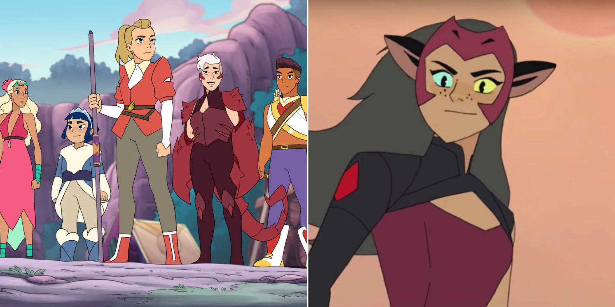 She-Ra And The Princesses Of Power - Perfuma Frosta Adora Scorpia and Bow - Catra