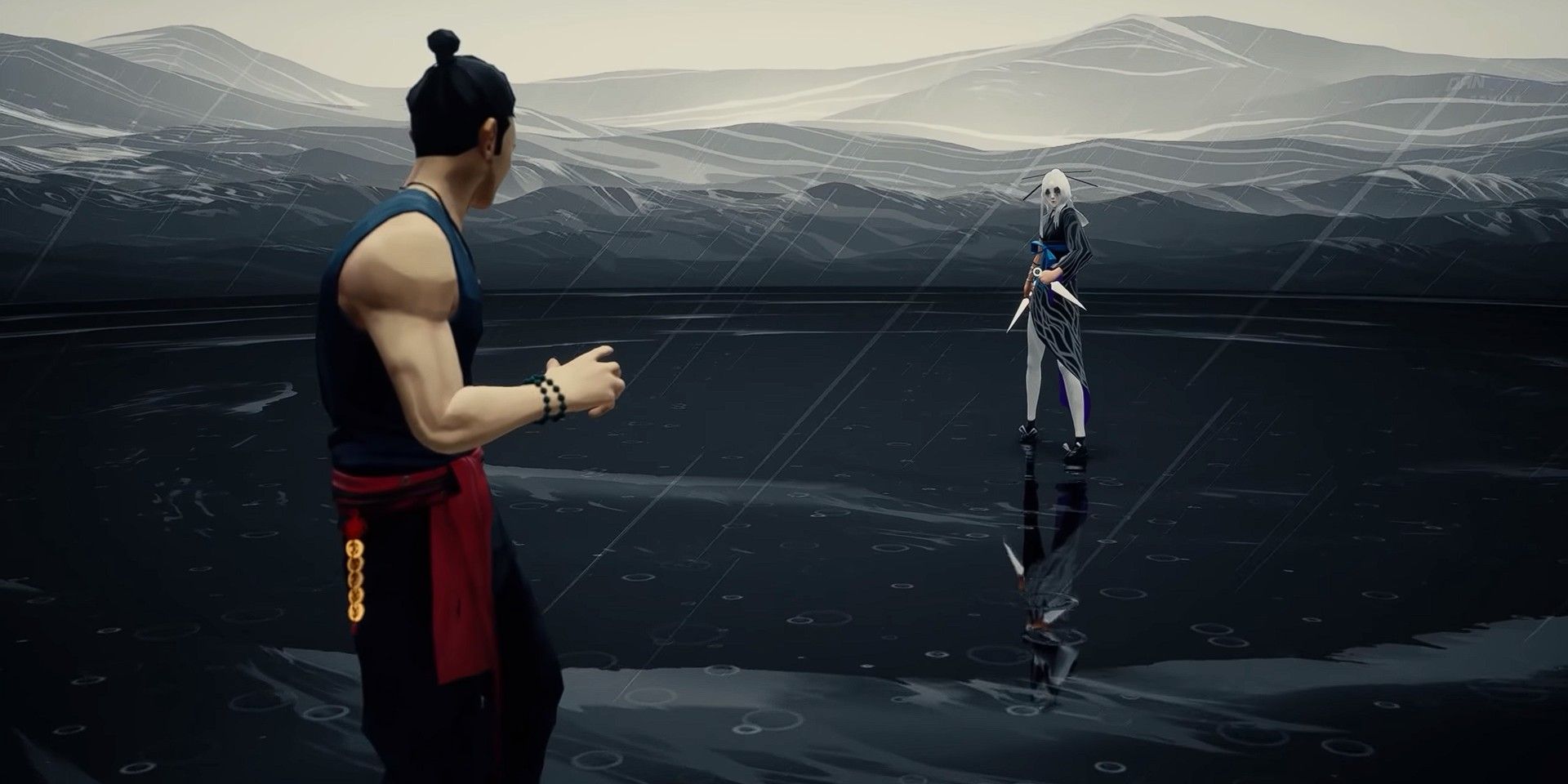 Sifu screenshot of the Kuroki boss fight